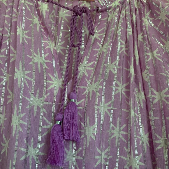 Tuckernuck Oliphant Virgo Lilac Tiered Mini Dress - Picture 5 of 11